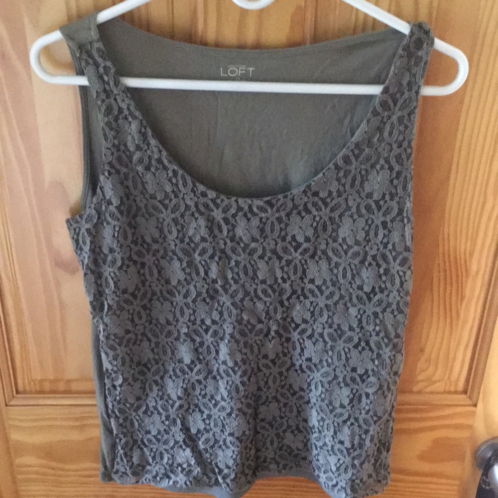 Green mesh flower top size M